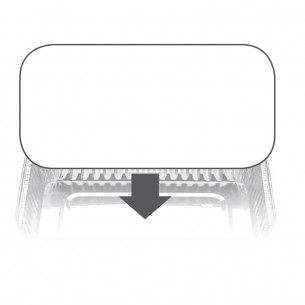 7125LB - Ovenable Container Board Lid